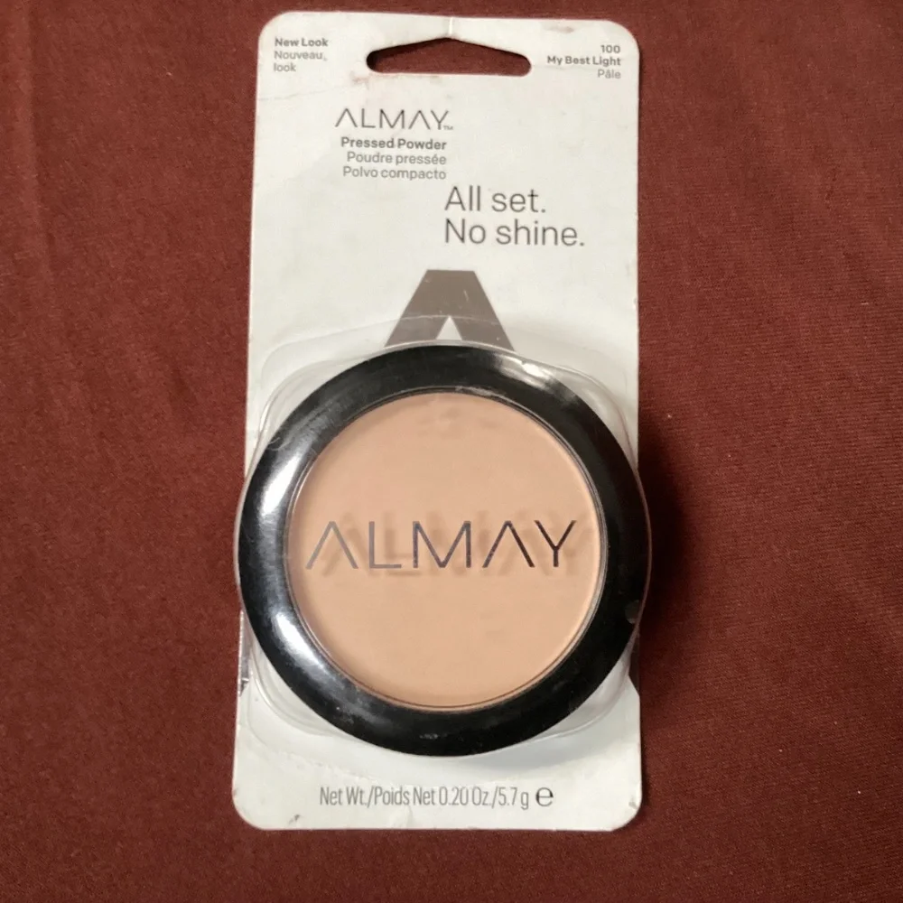 Almay Pressed Powder 100 My Best Light New Wt. 0.20 oz/5.7 g New/Sealed